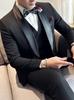 Men's Formal Evening Tuxedo Suit Set for Weddings and Parties