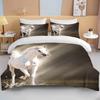 Running Horses Bedding Set Soft Comforter Set And Pillowcase Queen Size Decor Home Luxury Bed Set Animal Duvet Cover For Boy Bed