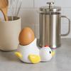 Ceramic Cartoon Eggs Holder Chicken Shape Eggs Base Creative Chicken Eggs Cup  Breakfast