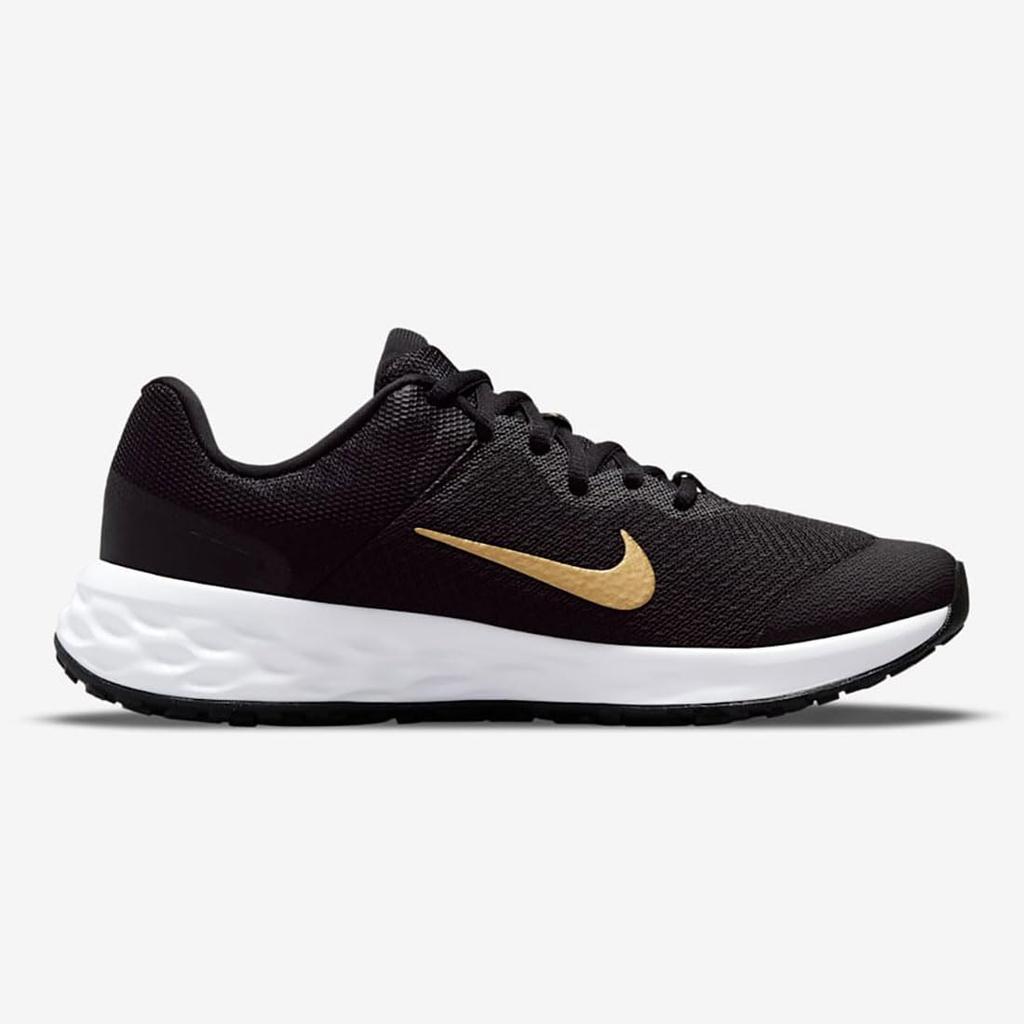 Nike Revolution 6 J Revolution 6 Gold Size Black/White/Metallic DD1096-002 23.0cm