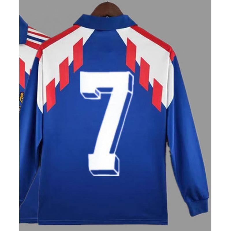 Vintage Jersey Classic Football Jersey National Team Jersey Zidane Henry Mbappe Cantona Ribery Jersey