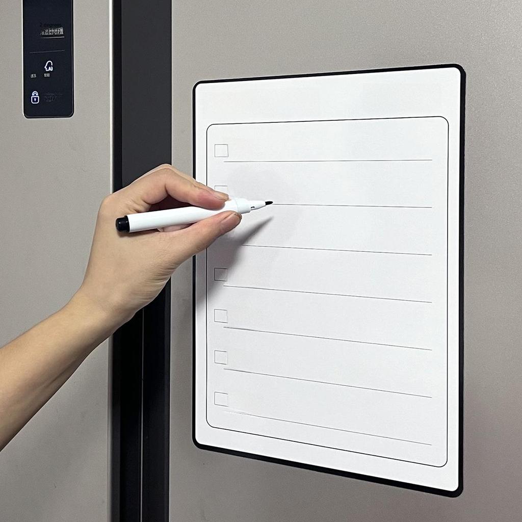 Magnetischer Abwischbarer Wochen- Monatsplaner & Memo-Aufkleber Whiteboard für Kühlschrank