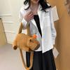 Lovely Capybara Backpack Plush Shoulder Bag School Lunch Bag for Kids Adult Daily Use Cartoon Backpack Birthday Gift