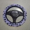 Warm&Cozy Car Steer Wheel Protector Leopard Heart Print Winter Teering Wheel Cover  Women Men