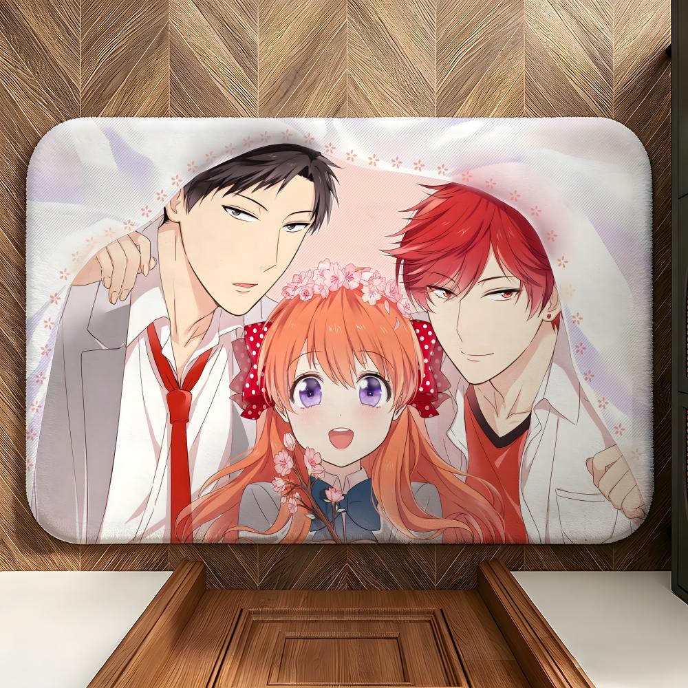 Anime Monthly Girls Nozaki-kun Floor Mat Soft Flannel Floor Mat  Suitable for Entryways, Living Rooms, Bedrooms, and Bathrooms
