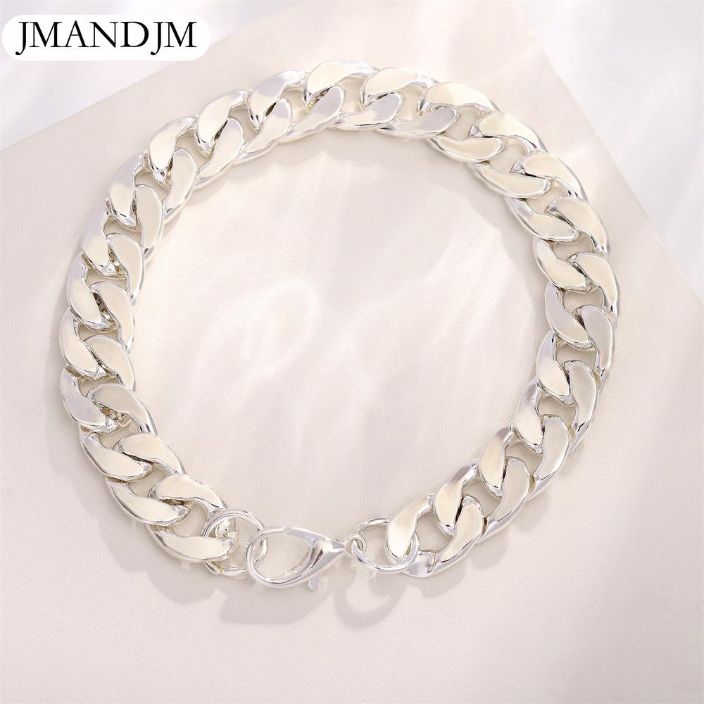 Cuban chain new personalized hip-hop fashion versatile titanium steel women's bracelet