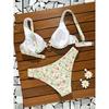Micro Bikinis Push Up Women Swimsuits Sexy Swimwear Brazilian Bikini Set Halter Biquini Print Swimsuit Summer Beachwear