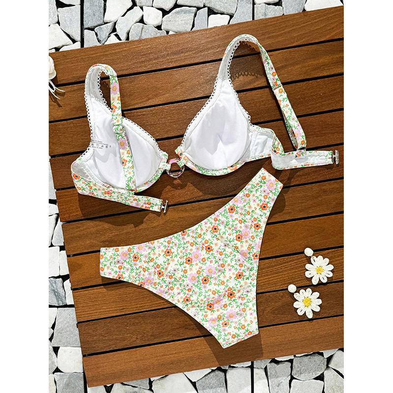 Micro Bikinis Push Up Women Swimsuits Sexy Swimwear Brazilian Bikini Set Halter Biquini Print Swimsuit Summer Beachwear