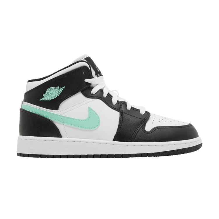 Jordan 1 Mid Green Glow (GS) 38.5