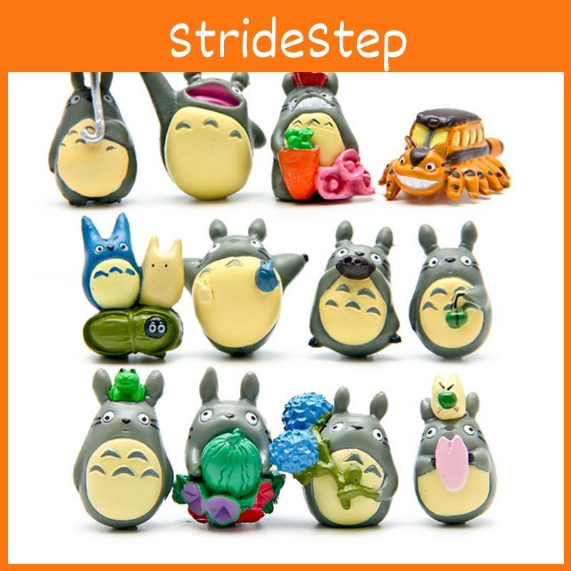 Fun And Vibrant My Neighbor Totoro Garden Decoration Set 12pcs Of Resin Action Figures For Kids And Collectors