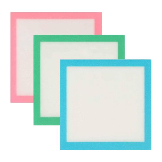 Glitter Notepad Transparent Flashing Small to Do List Gentle Adhesive Notes Pad for Book Laptops Student Organization Supplies