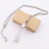 Accessories Natural White Crystal Pendant Pendant Necklace Female Long White Crystal Strip N776