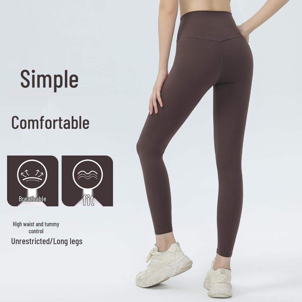 Women's High-Waisted Quick-Dry Stretch Fitness Pants - Hip-Lift & Tummy-Control Yoga Leggings