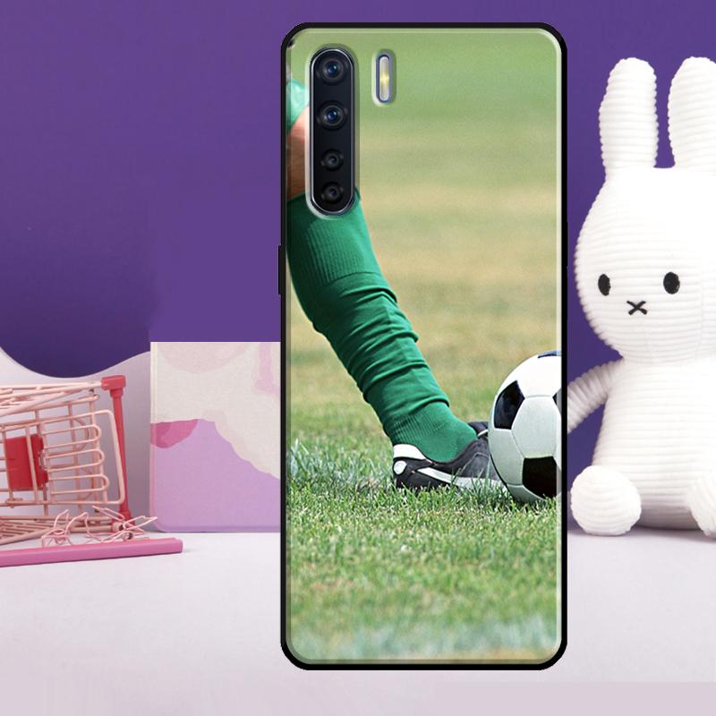Football Soccer Case For Oppo A18 A38 A78 A98 A58 A60 A80 A40 A96 A76 A16 A94 A74 A54 A15 A17 A57 A77 A5 Pro