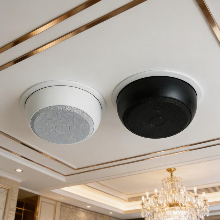 

Teana D53 Surface-Mounted 20W No-Hole Ceiling Speaker for Home, Commercial, Mall, or Supermarket Background Sound Systems - In Stock 217x90mm