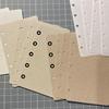 Black Hole Reinforcement Stickers Paper Hole Protectors Round Self-Adhesive 0.25" Diameter Hole Labels 1800 Pcs