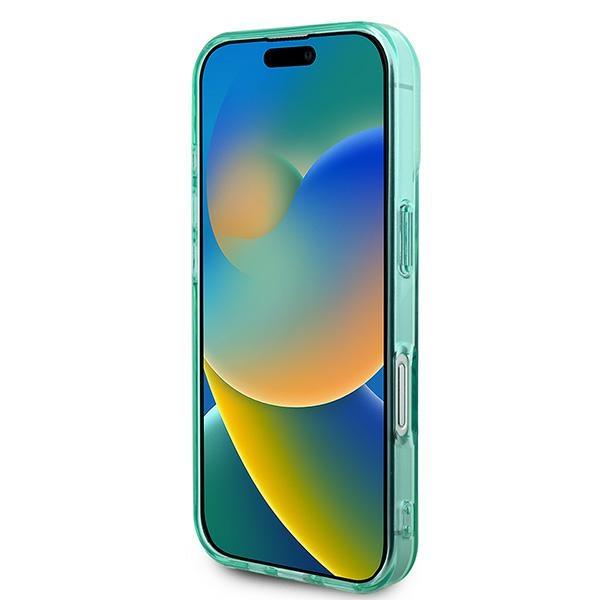 Funda para iPhone 16 Plus Guess MagSafe Hardcase Verde