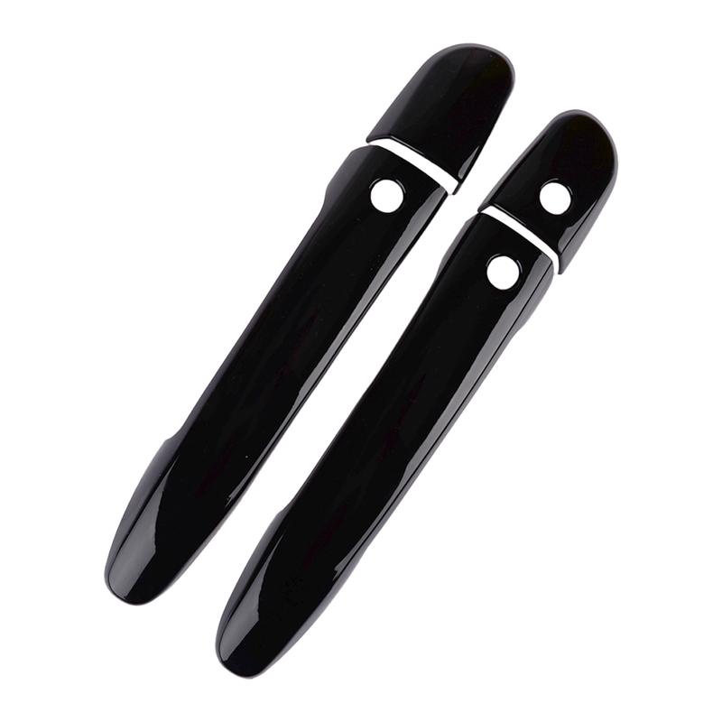 Copribracciolo Maniglia Porta Laterale con Foro Chiave Smart Nero Lucido Adatto per Mazda CX-5 SUV 2013-2017 2018