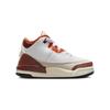 Tênis de Bebê Air Jordan 3 Retro TD Mars Stone Branco Preto Laranja Time DV7026-108