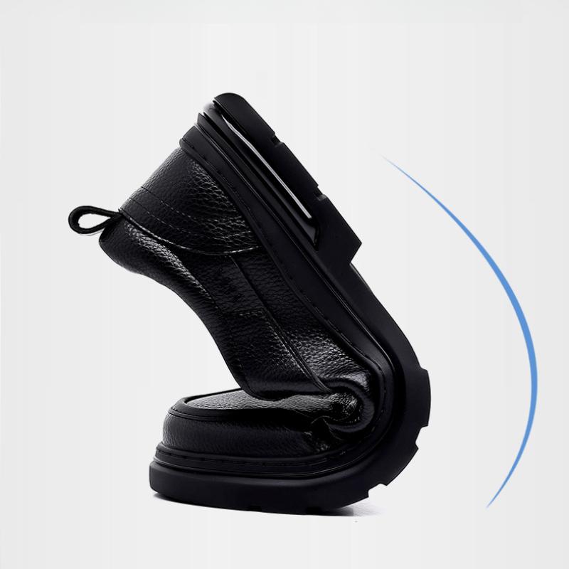 Men's Shoes Business Casual Leather Shoes Men Fashion Breathable Shoes British Casual Lace Up Leather Shoes