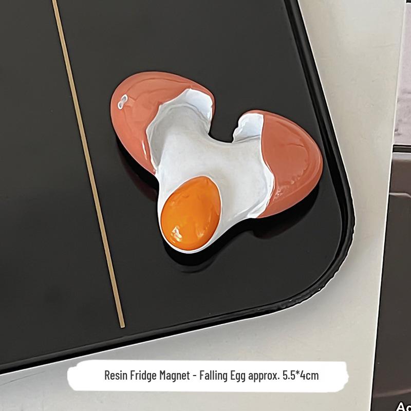 Personalized 3D Food Refrigerator Magnet - Creative & Cute Resin Design