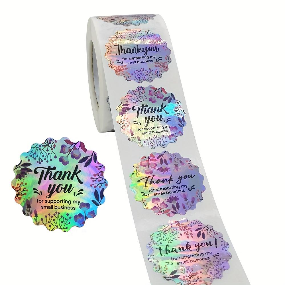 Rainbow Laser Thanks To Buy Commercial Decorative Stickers Labels