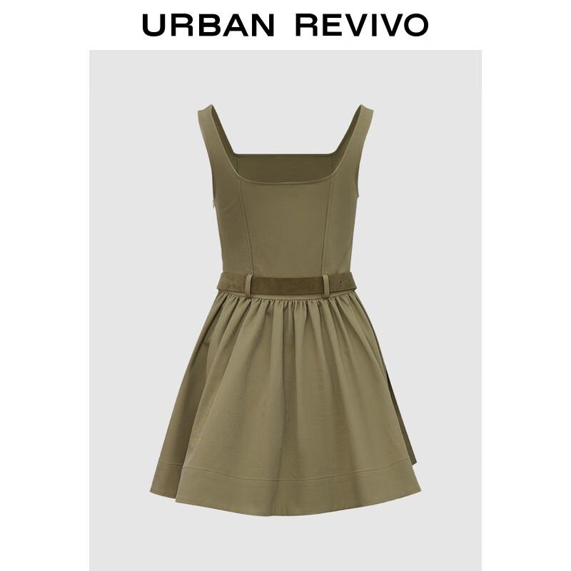 

UR Women s Retro Belted Sleeveless Mini Dress M