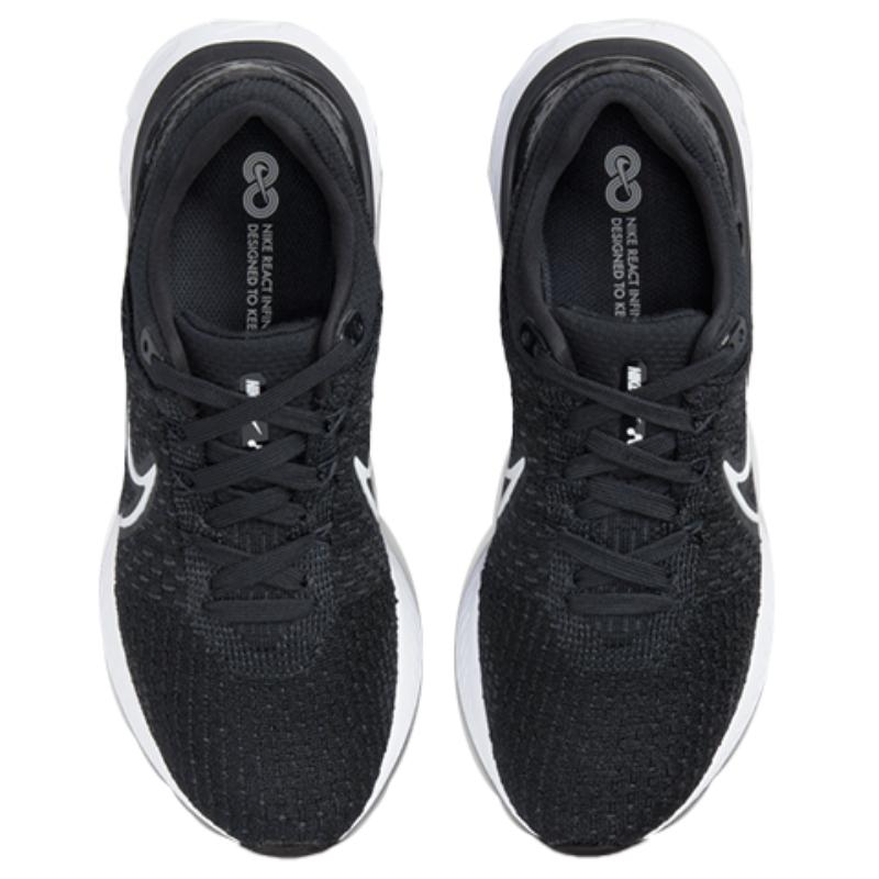 Nike React Infinity Run Flyknit 3 'Black White' Women's Sneakers DD3024-001