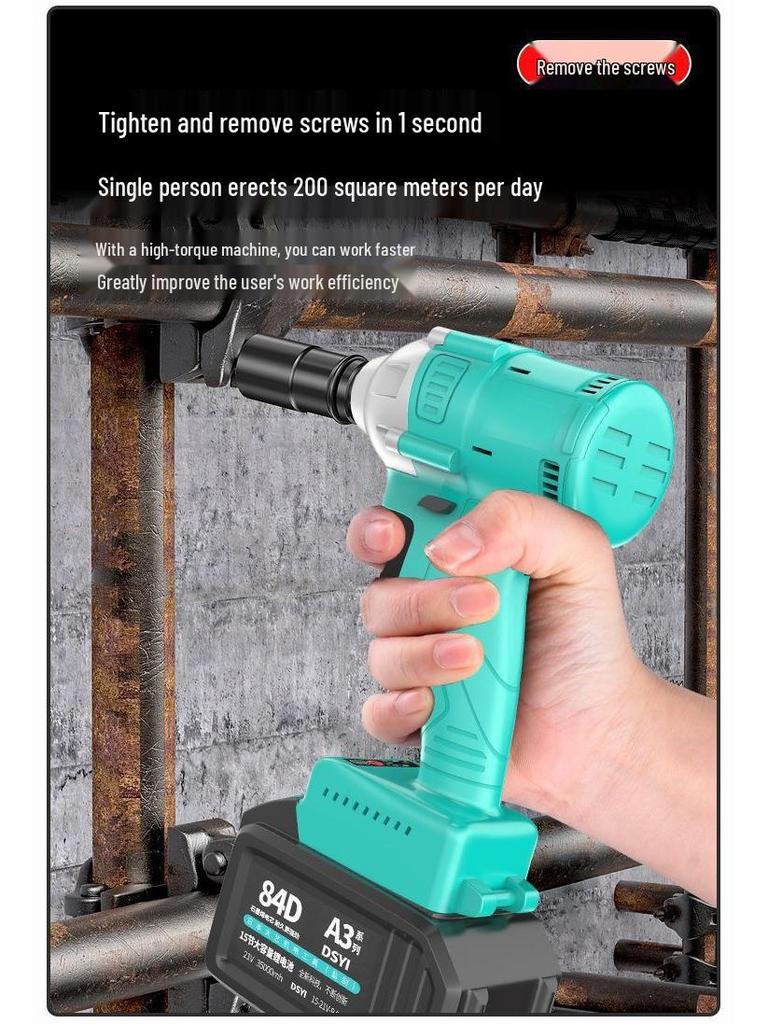 Brushless Electric Impact Wrench for Woodworking & Auto Repair