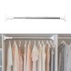 Adjustable Closet Rod for Hanging Clothes Stainless Steel Bar Wardrobes