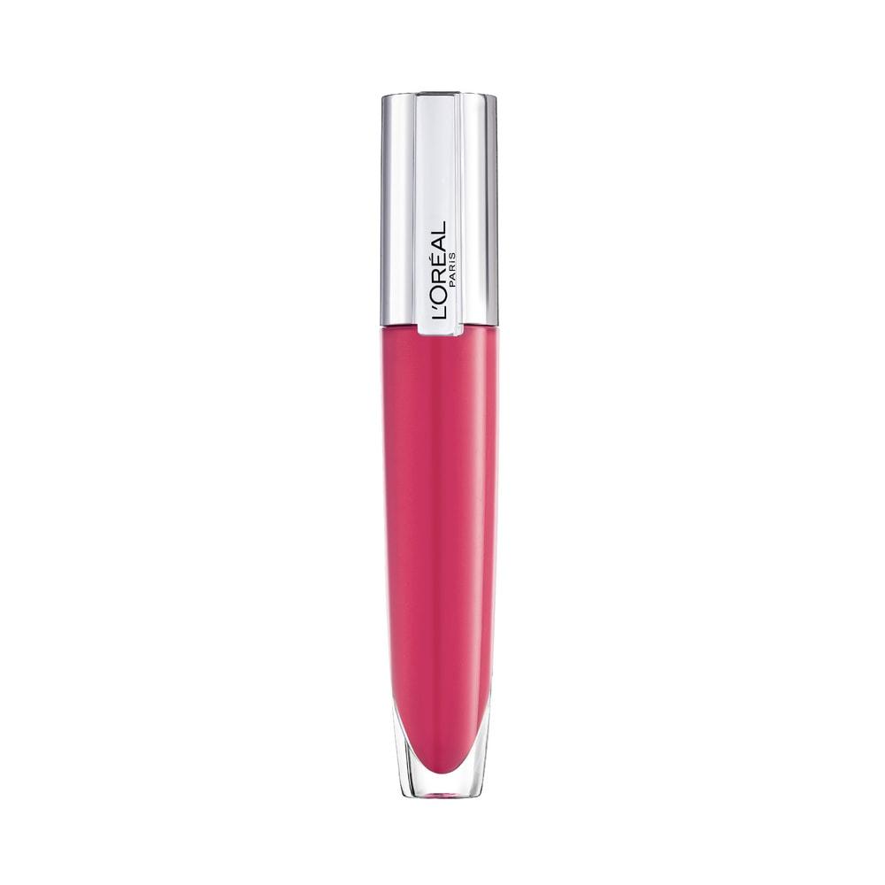 L'Oreal Paris Brilliant Signature Plump-In-Gloss Lip Gloss 408 Accentuate, 7 Ml