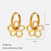 Minimalist Gold 316L Stainless Steel Earrings For Women Luxury Premium Tarnish Free Titanium Steel Stud Earrings Minimalist Ear Jewelry