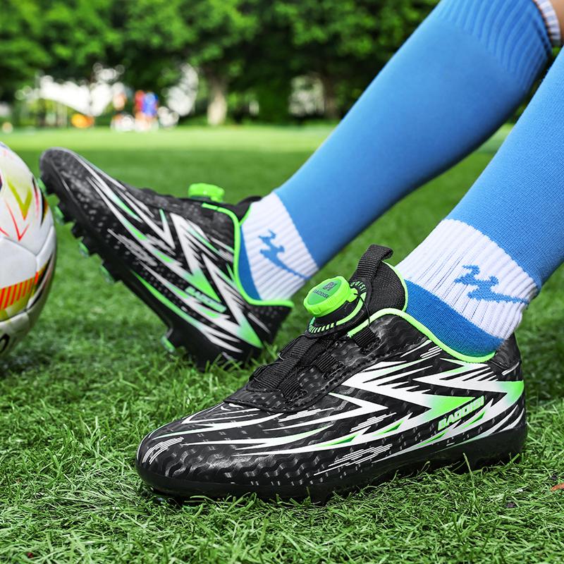 Outdoor Children Football Shoes Fast Kids Football Field Boots Indoor Original Soccer Shoes FG Unisex Kids Sneaker Resistant New