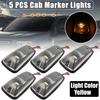 5pc Top Cab Marker Light Clear Cover Yellow Light for Chevrolet K2500 1998 2000