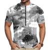 Men's Short Sleeve Cycling Jersey Quick Dry Breathable Fabric Half Zip Neck Lightweight Athletic Top for Outdoor Sports