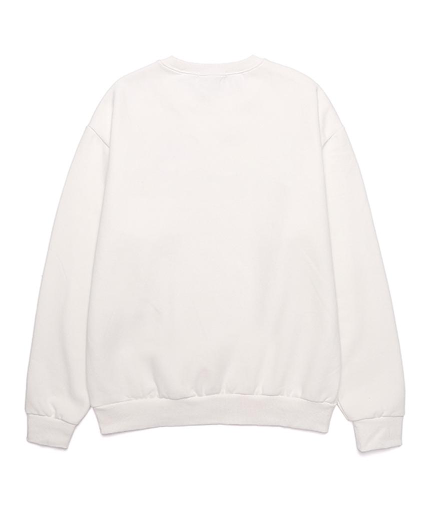 VANNWORKS Cat Oversized Sweatshirt (Vls0002) White (Type A)