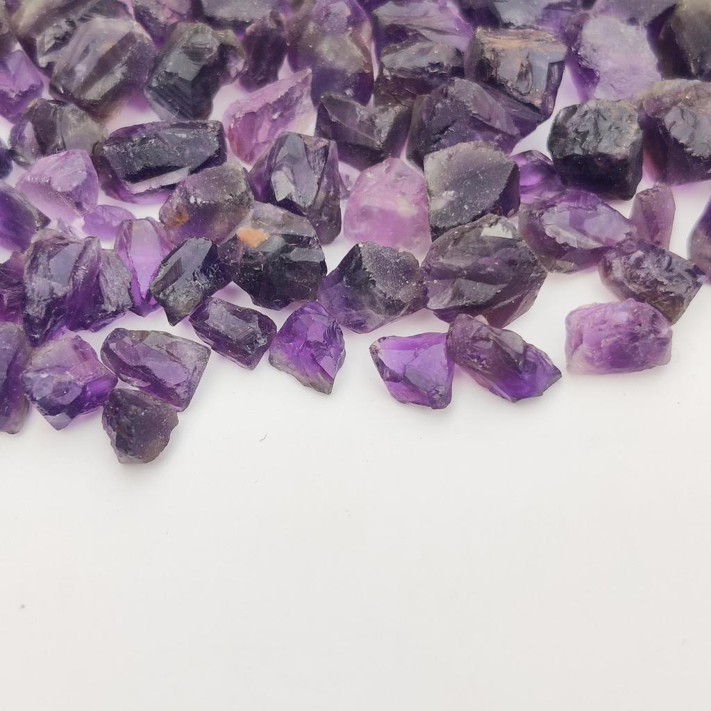 Best Color Natural African Amethyst Gemstone Rough, Unpolished Stone Rough, Gemstone Rough Mix Size Lot.
