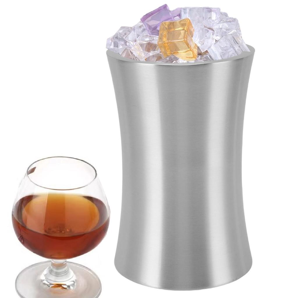 Κάδος Πάγου από Ανοξείδωτο Ατσάλι 304 Σχήματος Μέσης Μονωμένος Κάδος Κρασιού για Κόκκινο Κρασί Σαμπάνια