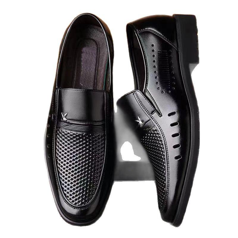 South East Asia casual shoes men's leather shoes breathable versatile men's soft sole comfortable low-top foreign trade sandals leather sandals