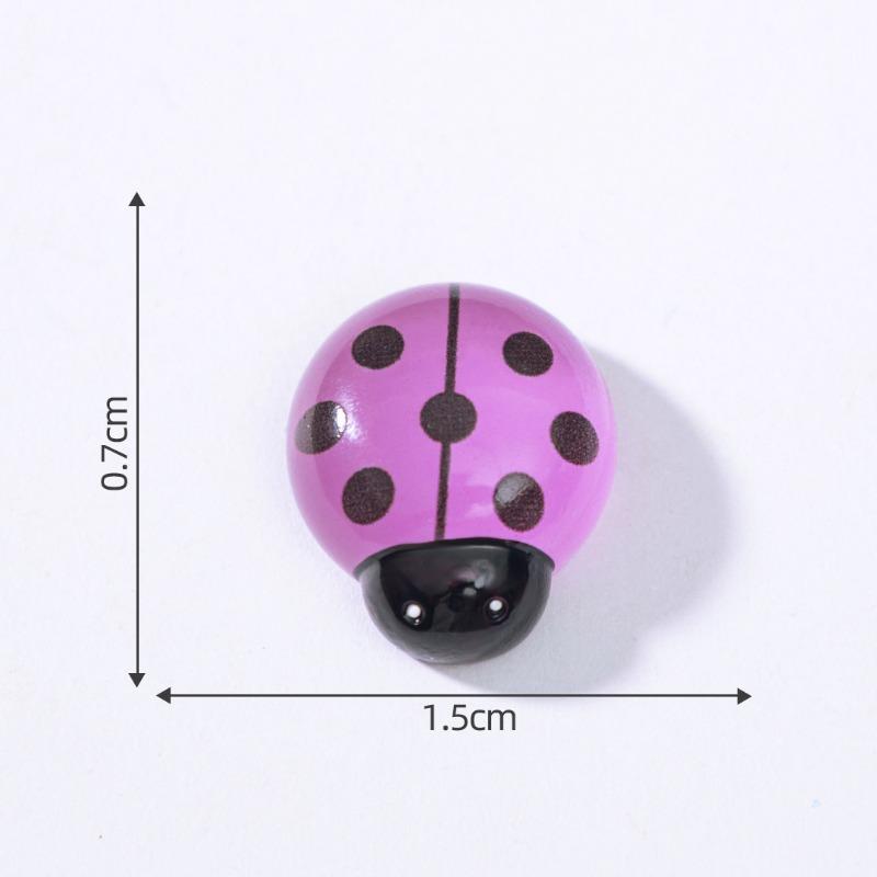 Luminous Little Ladybug Cute Grain Garden Landscape Decoration Blind Bag AccessoryMicro-landscape Small Ornament