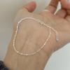 S925 Sterling Silver Glittering Square Chain Bracelet for Women - Korean Simple Design, Versatile & Stylish