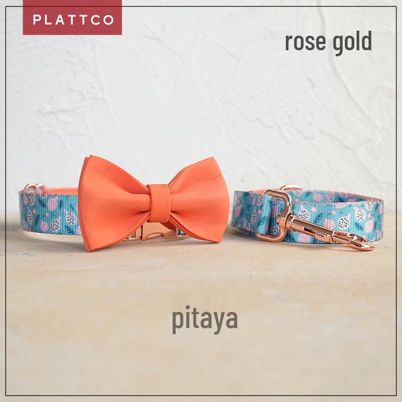 PLATTCO Comfortable Dog Collar Trio with Rose Gold Buckle - PDC323 Extra Small