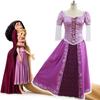 Elegantes Erwachsenen Märchen Prinzessin Rapunzel Cosplay Kostüm für Halloween Partys