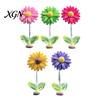 Innenraum-Autodekoration Federnde Wackelblume Armaturenbrett-Ornament, Wackelkopf-Sonnenblumen-Dekor, Niedlich für Rückspiegel und Home Office