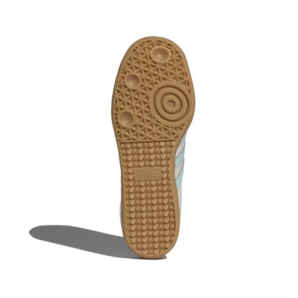 adidas Originals Samba Og Classic Comfortable Training Shoes Unisex Sneaker White Light-Blue KJ4304