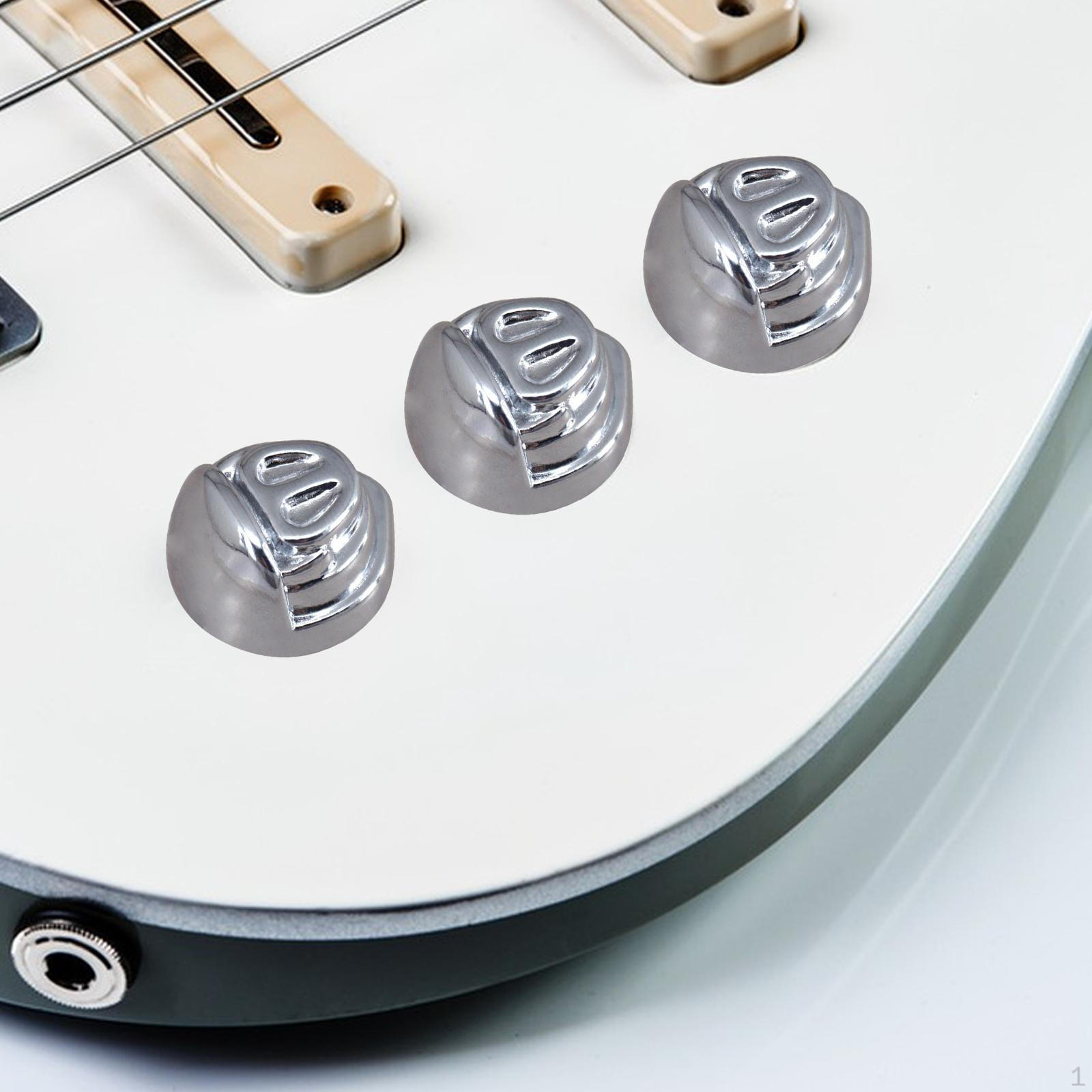 

3 шт. Ручки управления гитарой Скорость Тон Громкость Милая форма головы поросенка, Замена, Профессиональные, Практичные