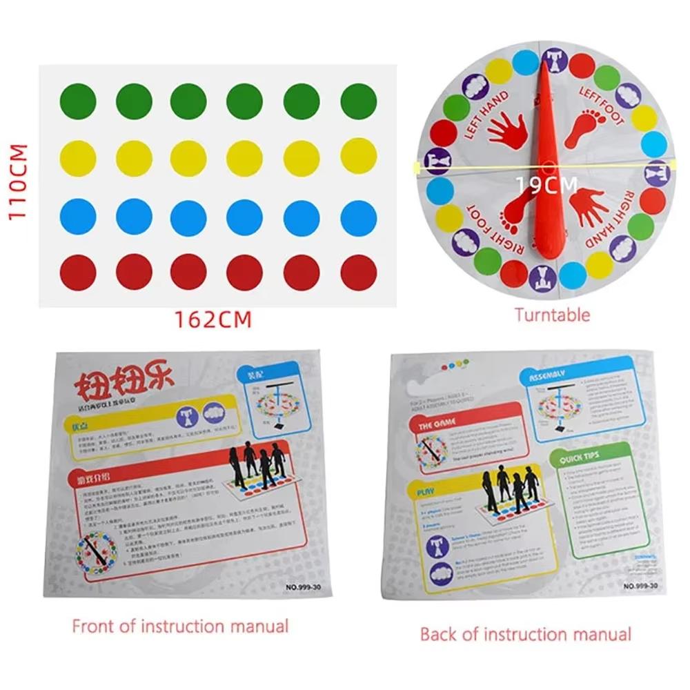 Family Party Multiplayer Game Twister Games Indoor Outdoor Toys Game Twisting The Body Children Adult Sports Interactive Toy