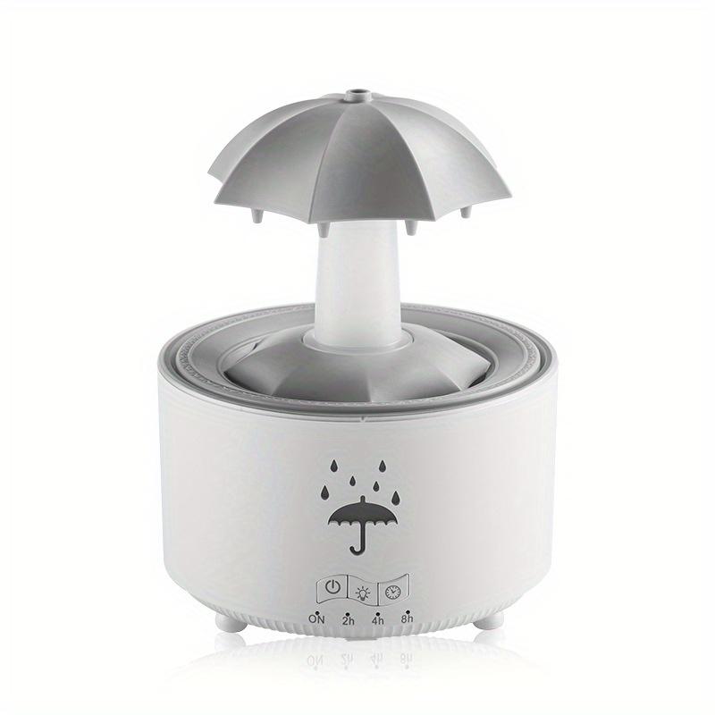 

Rotating Umbrella Droplet Humidifier,Home Use with Large Fog, Desktop, Colorful Lighting,Aromatherapy Machine,Remote Control,No Aromatherapy Included