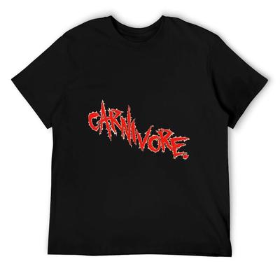 JUNZI Herren Carnivore Band T-Shirt -