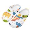 For Women Men EVA Beach Clogs Printed Quick Dry Ventilated Slip On Beach Shoes Pool Area Bathroom Home Leisure Sandals Home Use